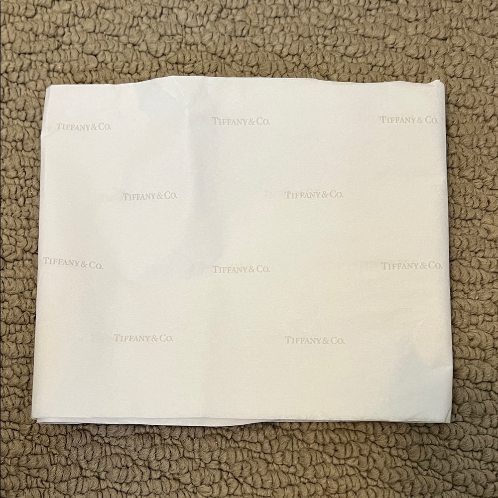 Tiffany & Co. White Signature Logo tissue paper